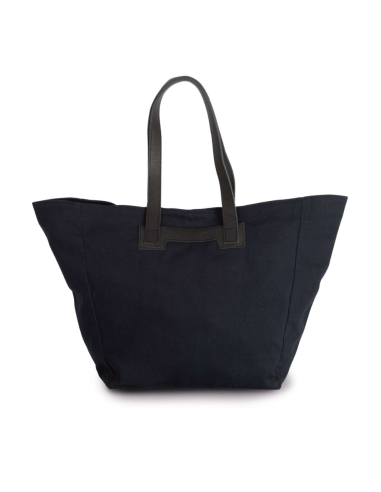 K-KI0280-HANDBAG WITH LEATHER HANDLES